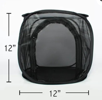 Black Pop Up Habitat 12x12